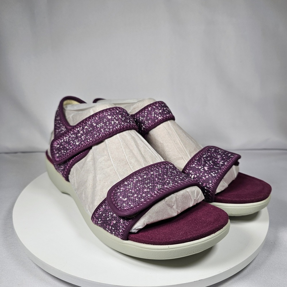 Alegria TRAQ Smart Comfort‎ Sandal Purple Walking Shoe Size 40 US 9-9.5 NEW